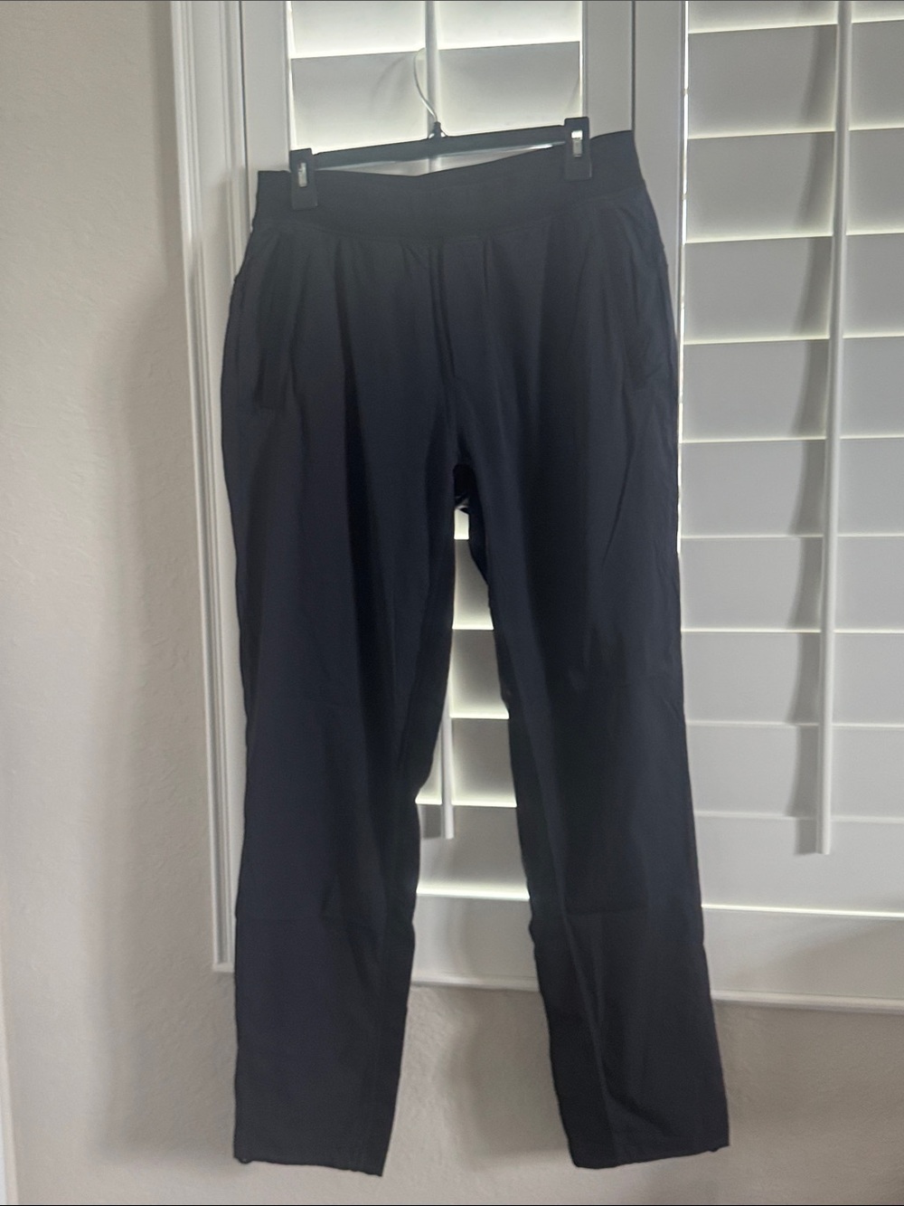 Classic Black Straight-Leg Pants